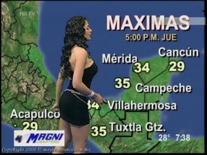 "Its going to be MUCHO  Caliente in the Gulf of Mexico today Papi..."